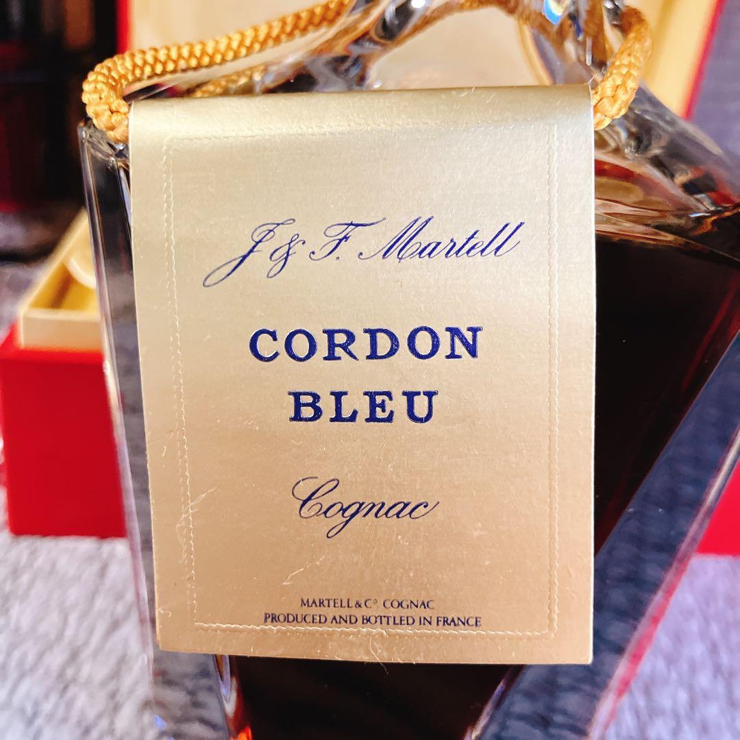 【未開栓】 マーテル コルドンブルー 箱付き 替え栓付き バカラ ブランデー