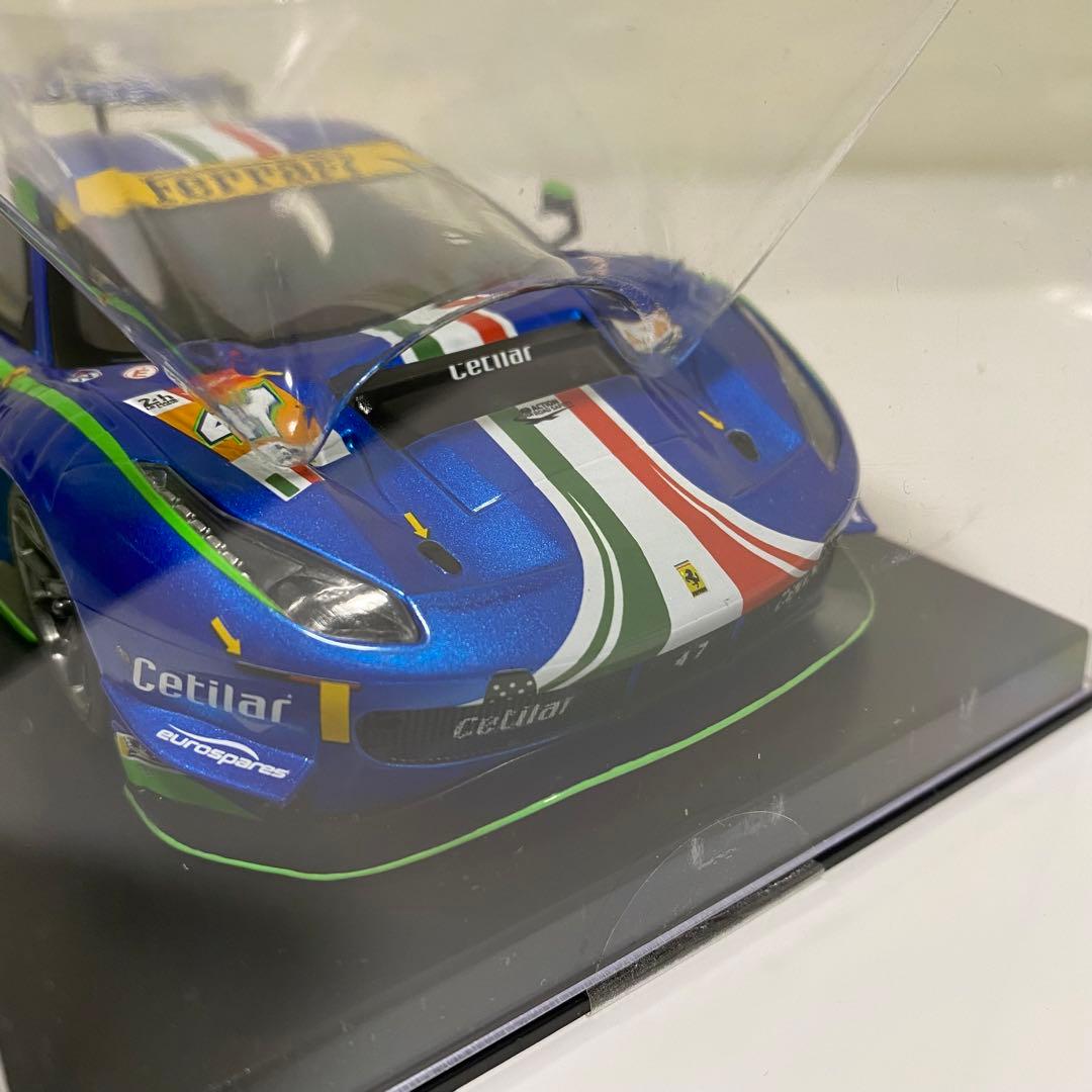 GLレーシング製 ミニッツボディ フェラーリ 488GT3 ブルー