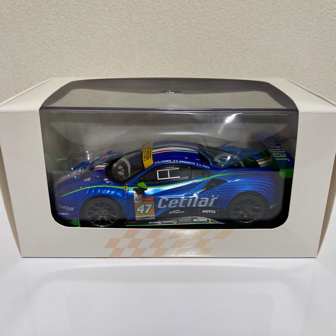 GLレーシング製 ミニッツボディ フェラーリ 488GT3 ブルー