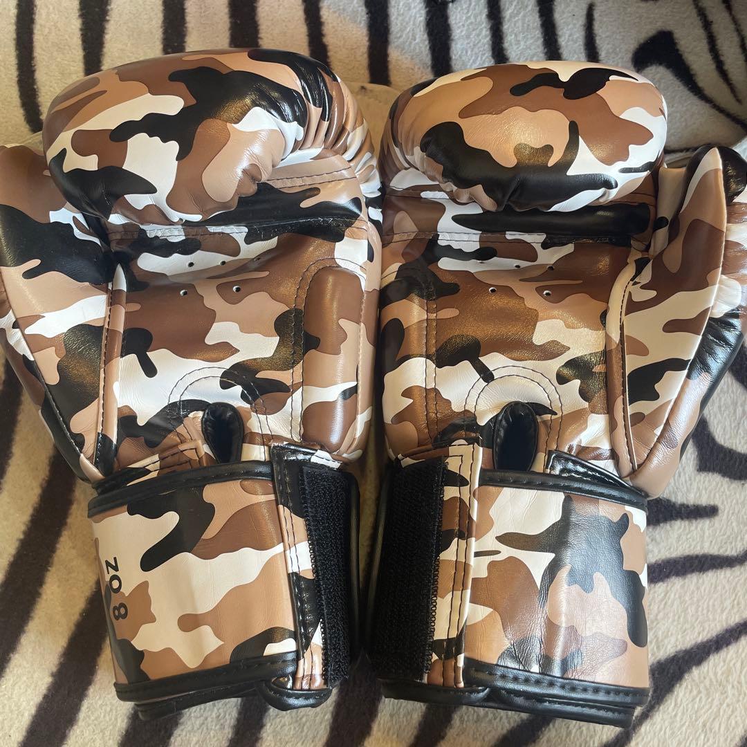 TWINS 迷彩 ボクシンググローブ 8oz オンス