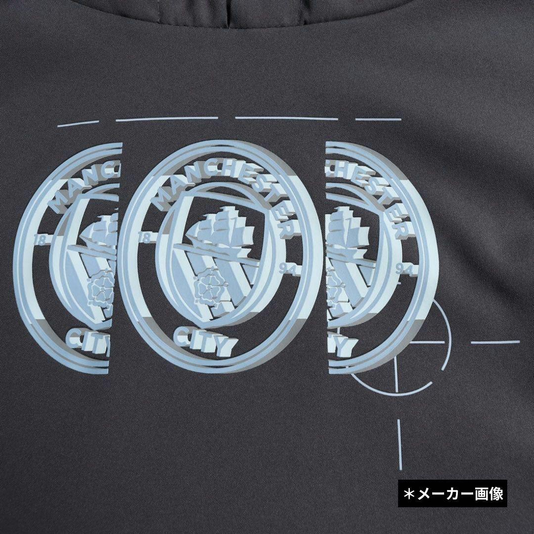 新品 希少品 マンチェスターシティFC オフィシャルフーディー 裏起毛パーカー