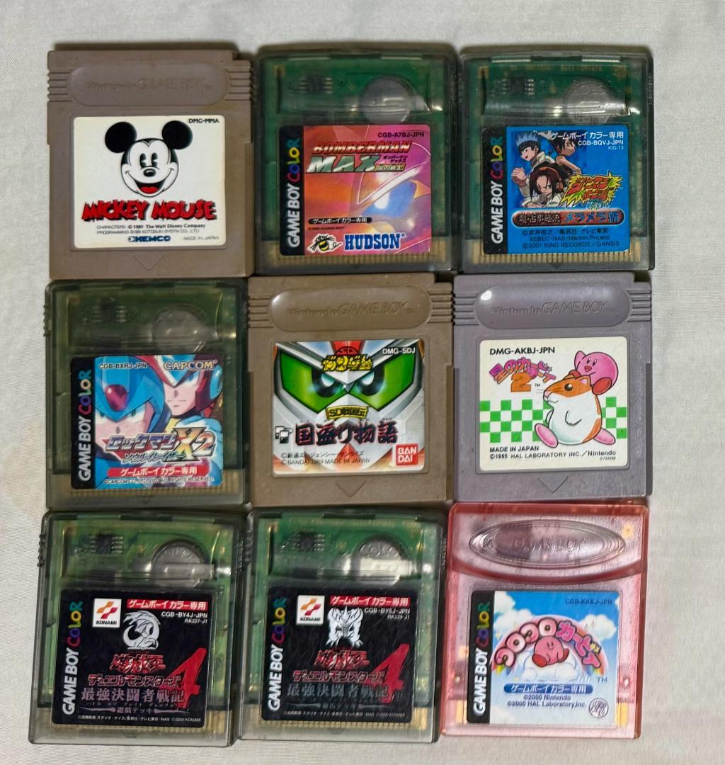 【レトロ】GB/GBA/DSソフトまとめ Pokémon Rockman etc