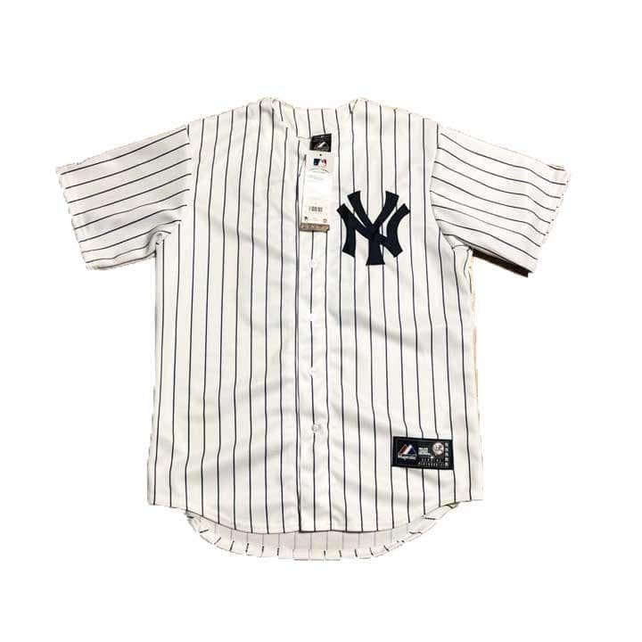 新品 00s Majestic ヤンキース ユニフォーム 田中将大 白 M
