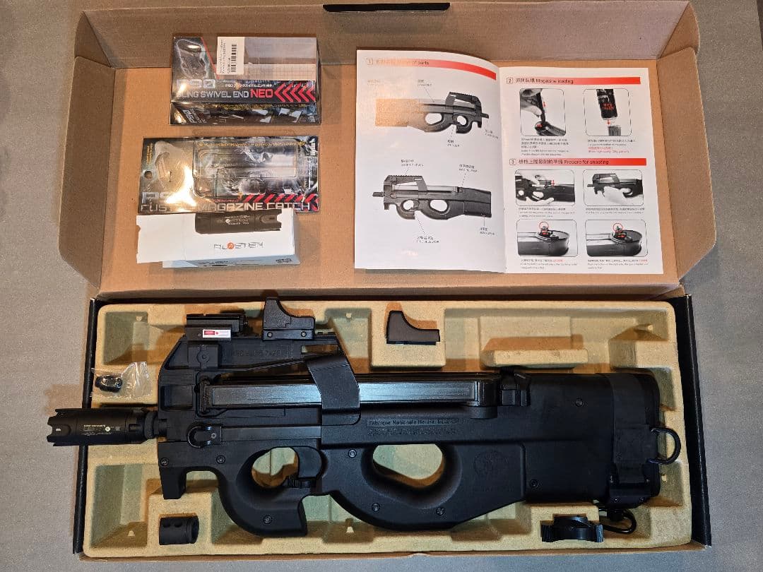 P90 GBBRカスタムガスガン