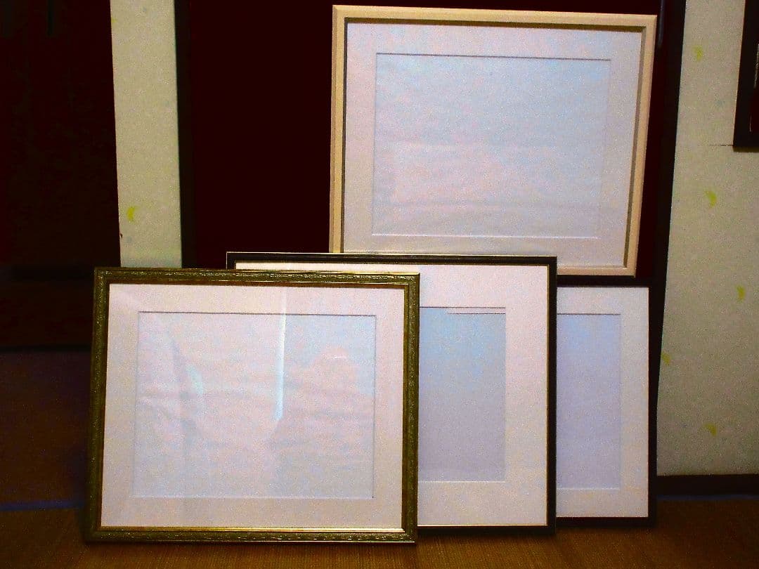 港の風景 水彩画 2023年 F6サイズ 額装済み