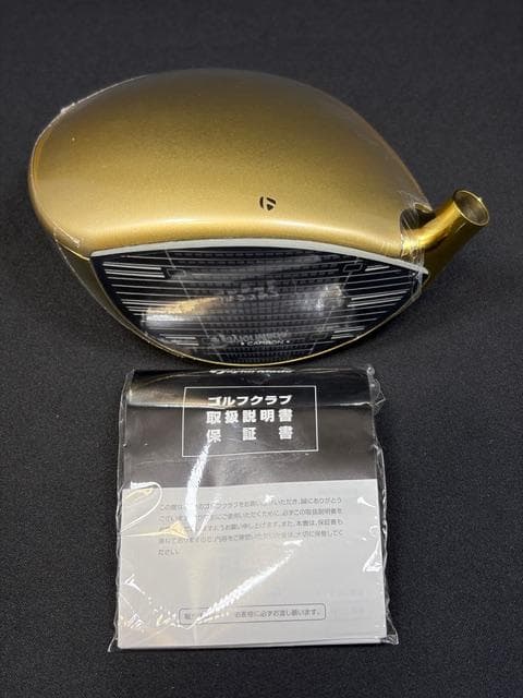 Qi35 デザイナーシリーズ ゴールド ドライバー 10.5° ヘッド 新品