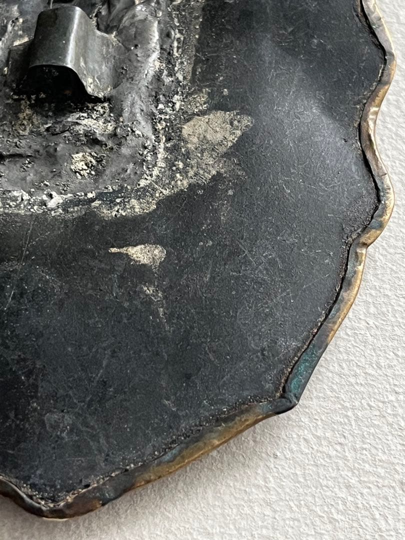 フランス　聖母レリーフ　真鍮　アンティーク　ヴィンテージ