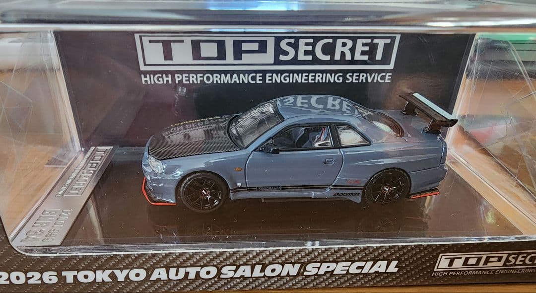 東京オートサロン2026限定 TOP SECRET R34 R35 ポストカード