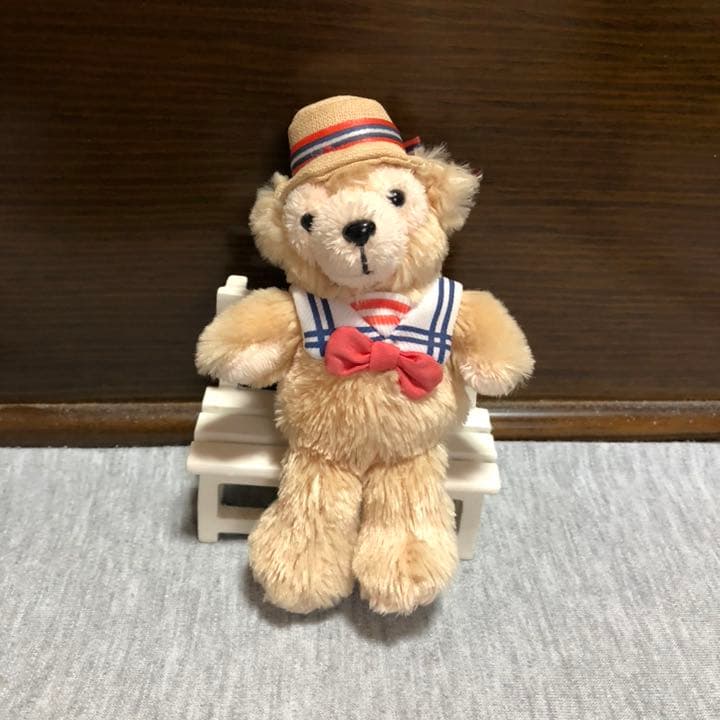 初期　ダッフィー　セーラージャンボリーナイトストラップ（ディズニーベア）白タグ