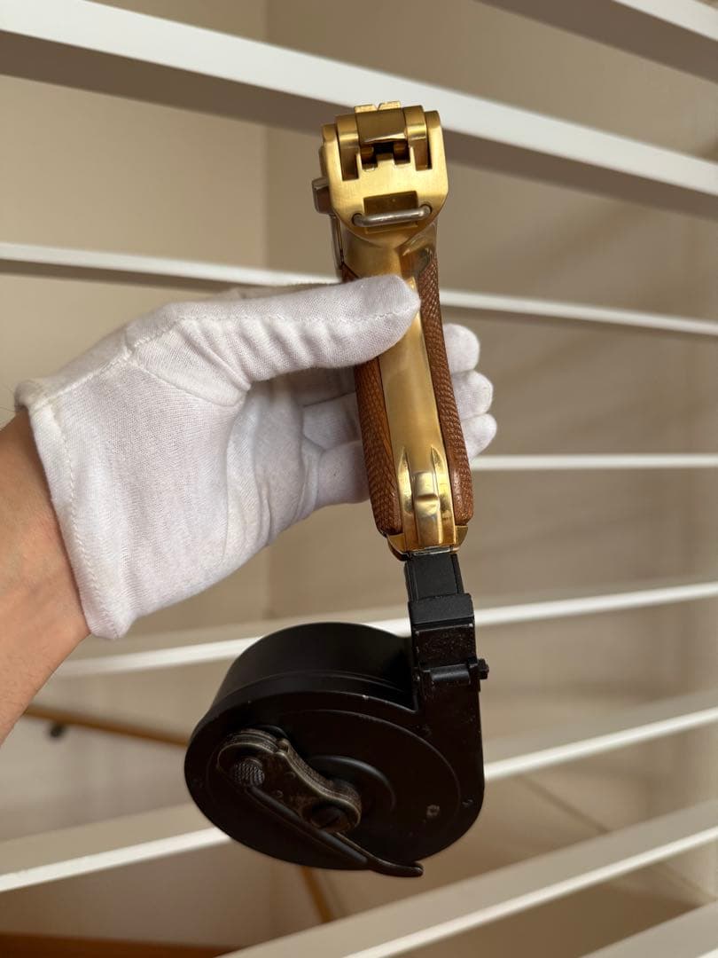 マルシン ゴールド ルガー P08 スネイルマガジン付き モデルガン タナカ