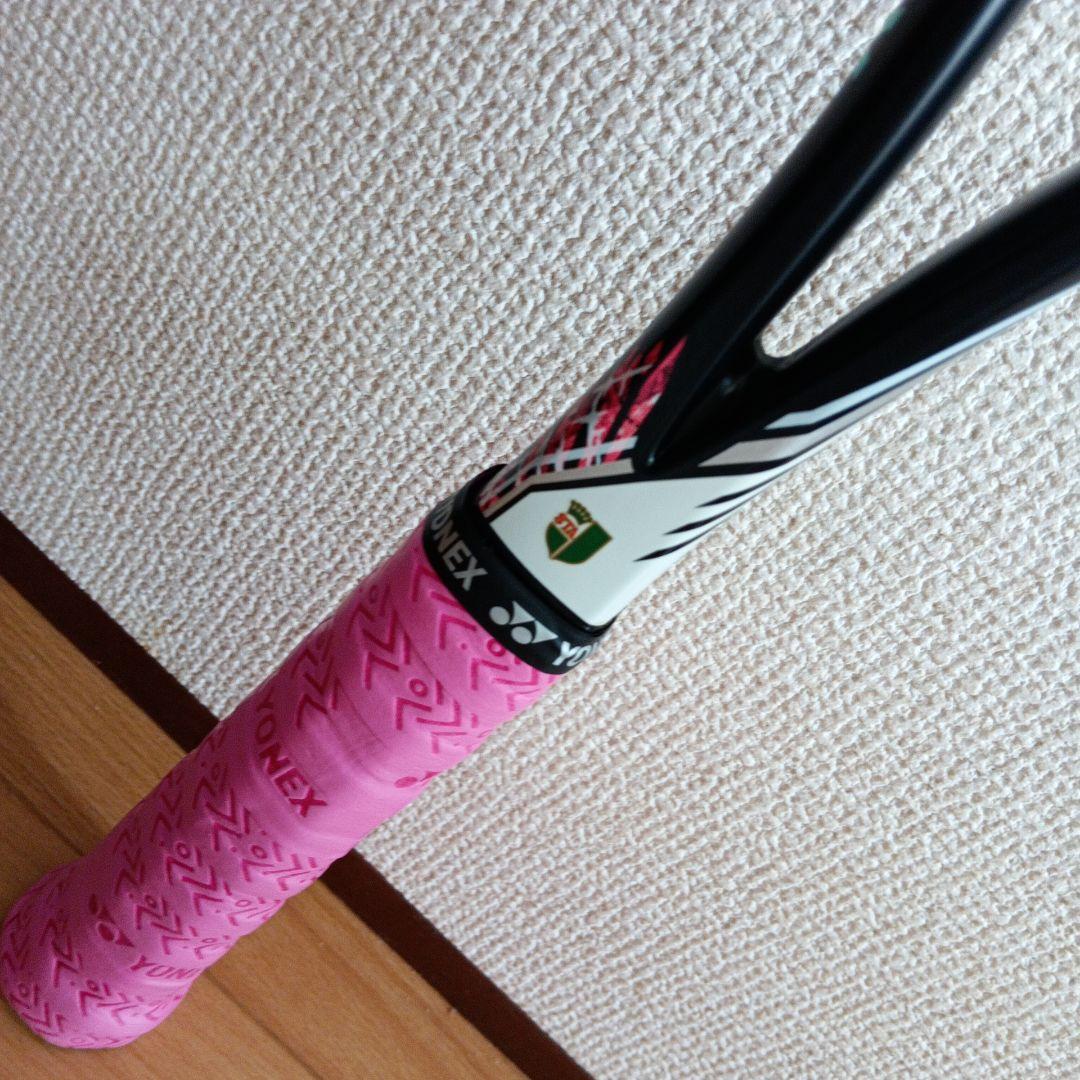 【未使用】YONEX Nitroframe テニスラケット ピンク&収納バッグ