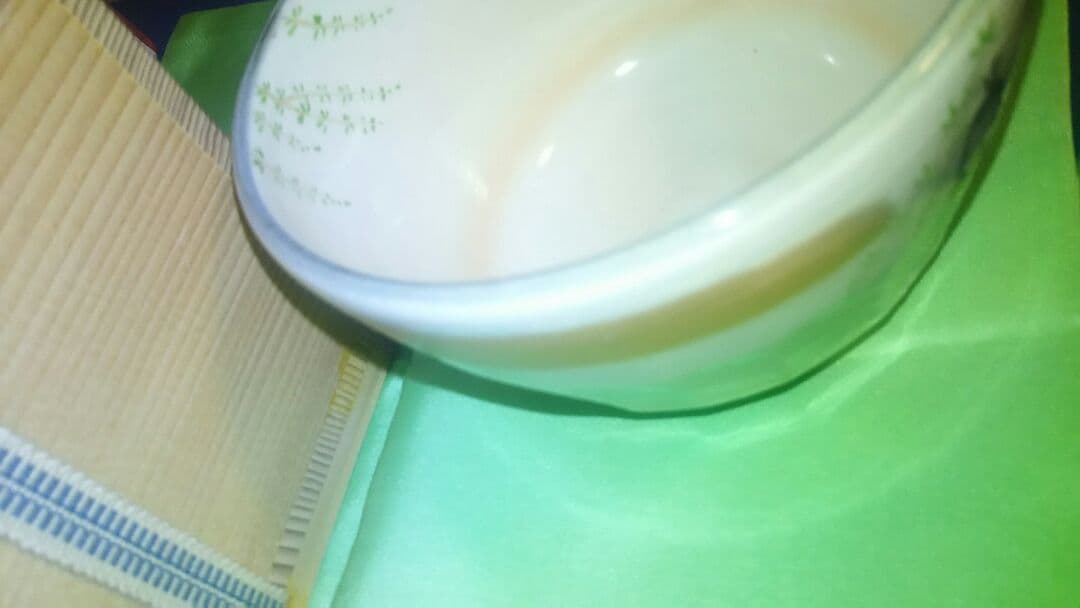 抹茶茶碗、色絵雛人形、橋本紫雲作、2番