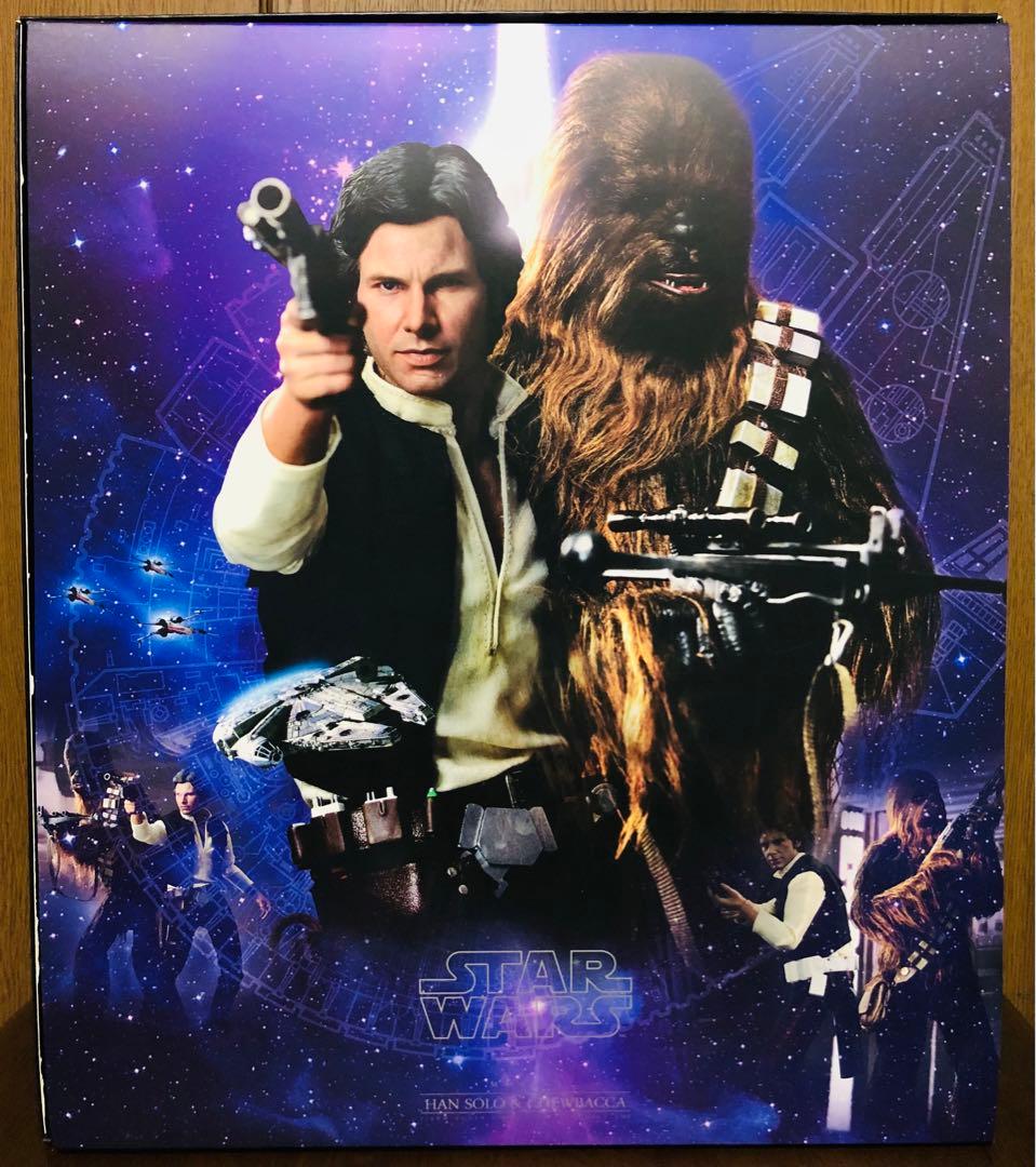 ホットトイズ　スターウォーズ　ハンソロ　チューバッカ　フィギュア