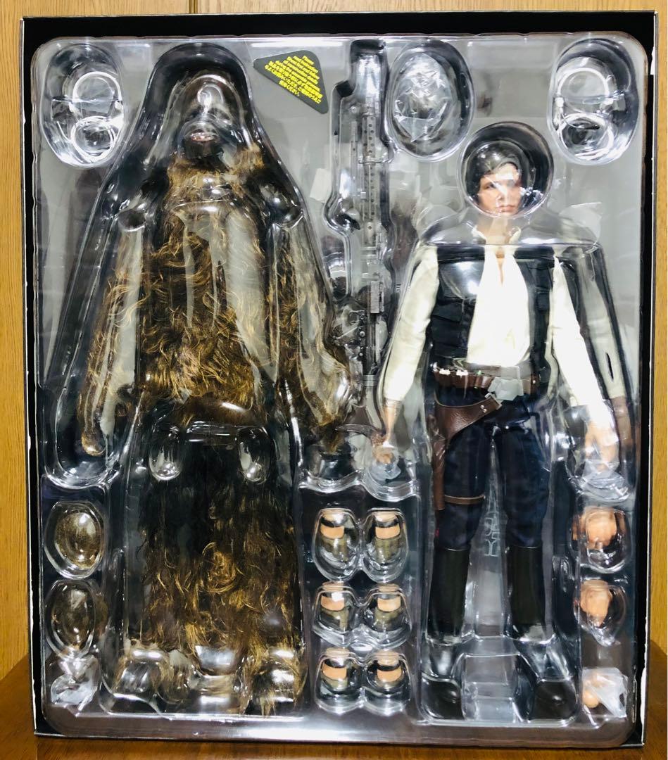 ホットトイズ　スターウォーズ　ハンソロ　チューバッカ　フィギュア