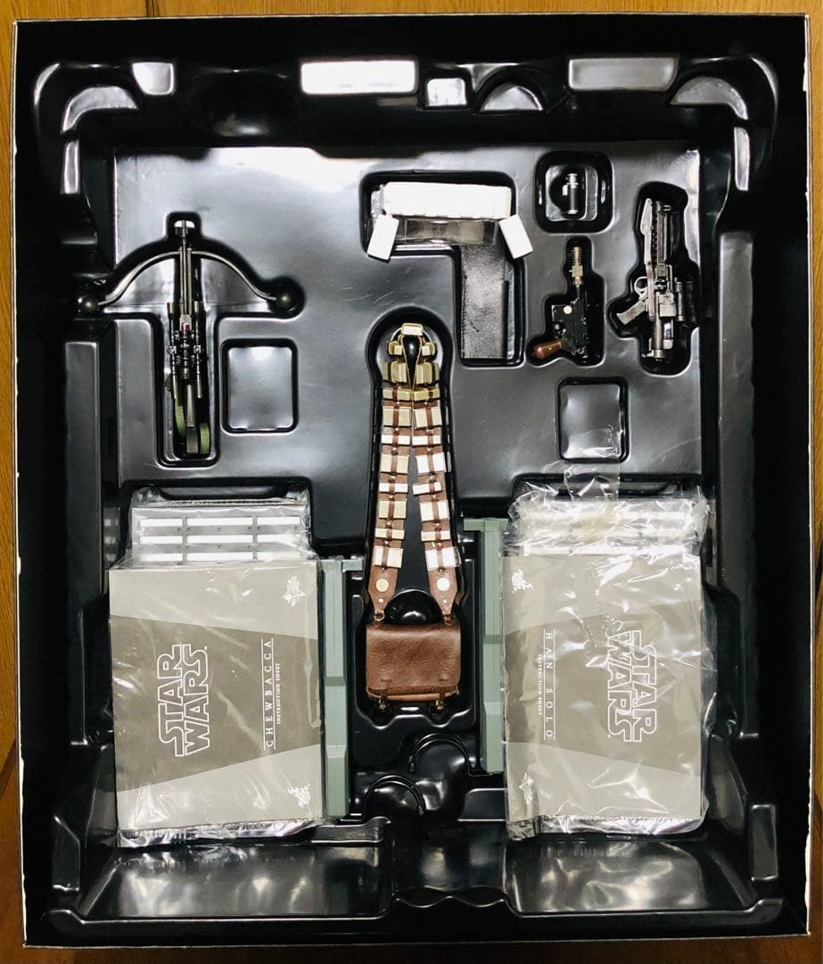 ホットトイズ　スターウォーズ　ハンソロ　チューバッカ　フィギュア