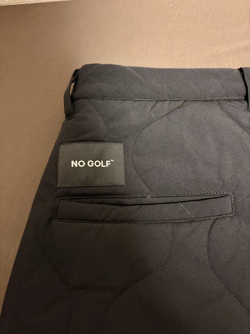 NO COFFEE x CLUBHAUS NO GOLF パンツ　黒　Mサイズ