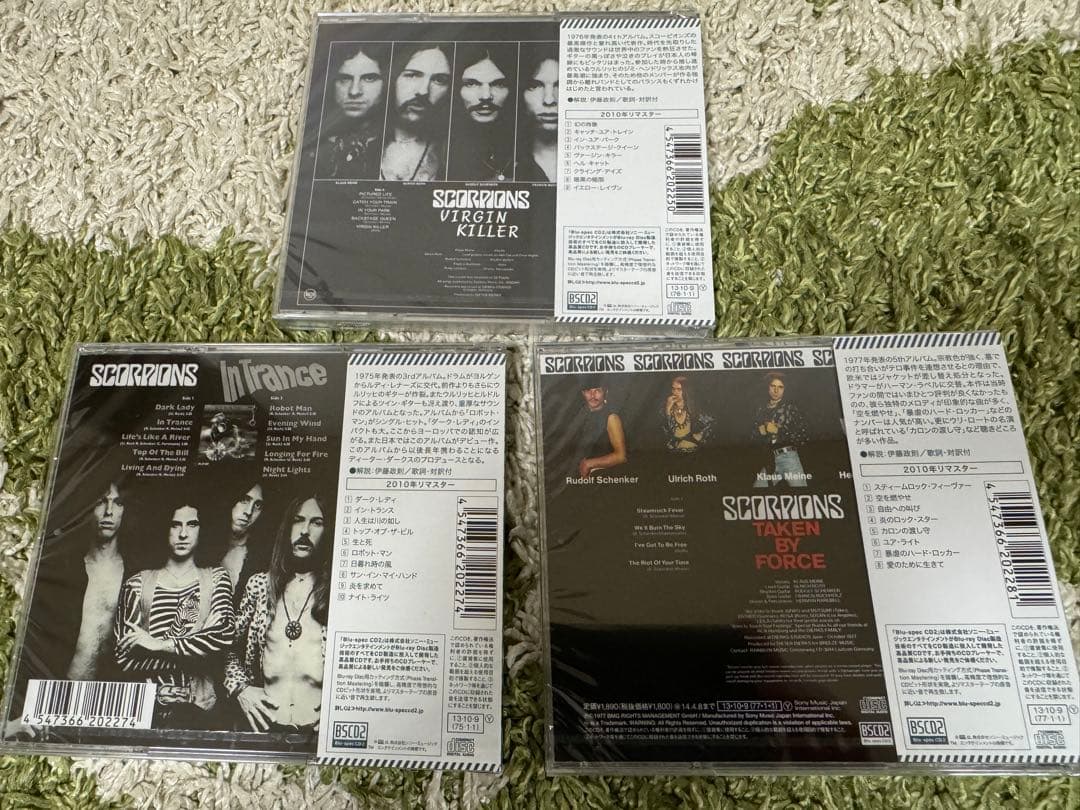 新品！スコーピオンズ CD 3枚セット BSCD2 SCORPIONS 未開封品