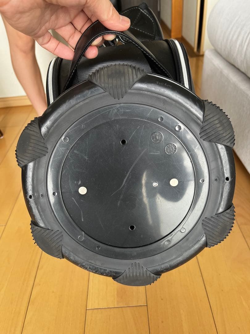 専用　XXIO ゼクシオ キャディバッグ スポーツモデル　レザー調 黒　9.5型