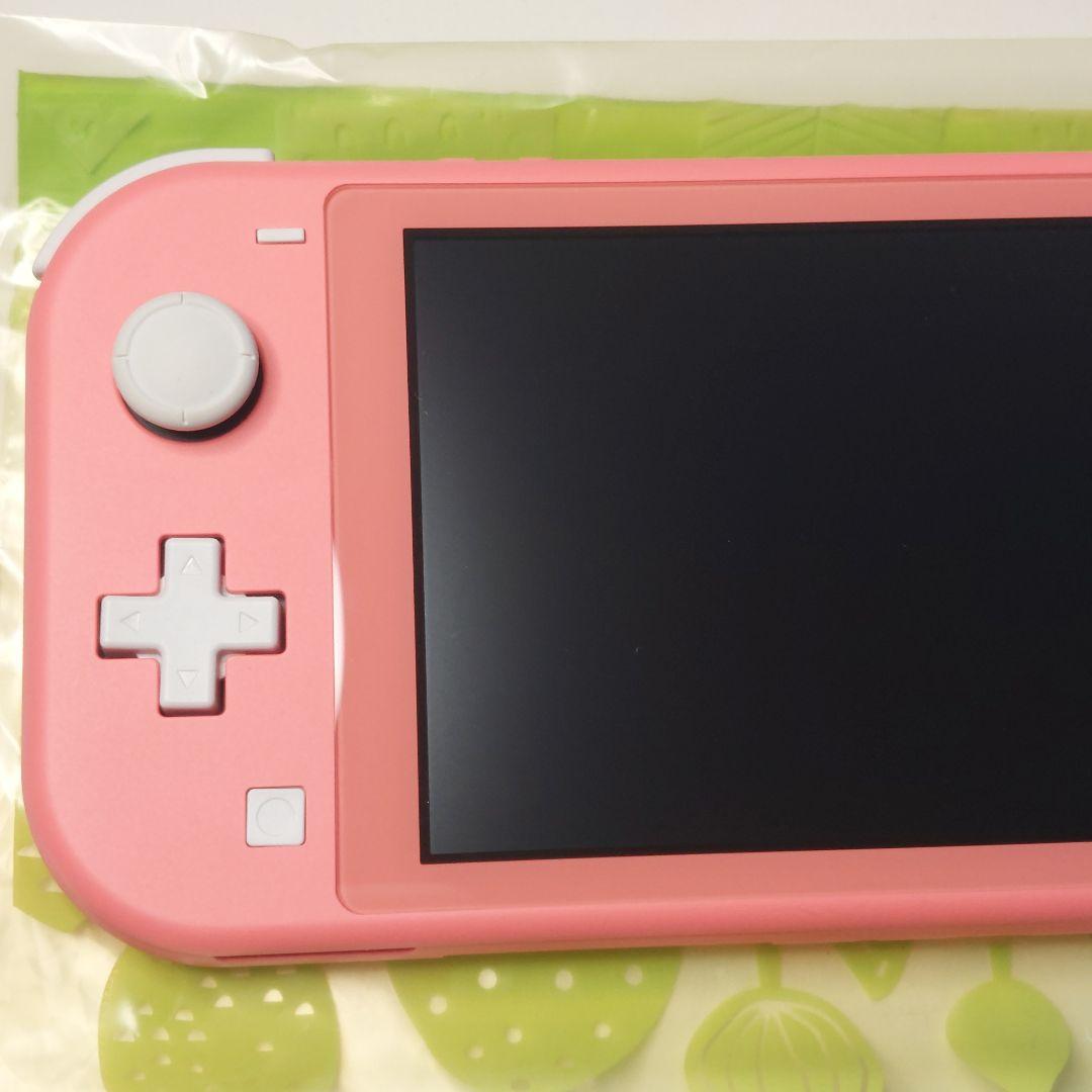 【美品】Switch Lite 本体 コーラルピンク 集まれどうぶつの森 箱あり