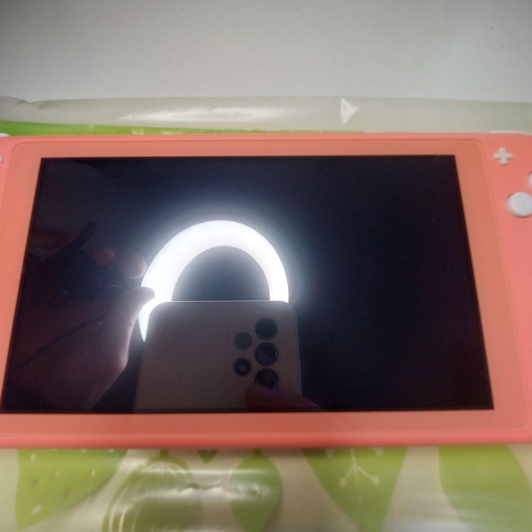 【美品】Switch Lite 本体 コーラルピンク 集まれどうぶつの森 箱あり