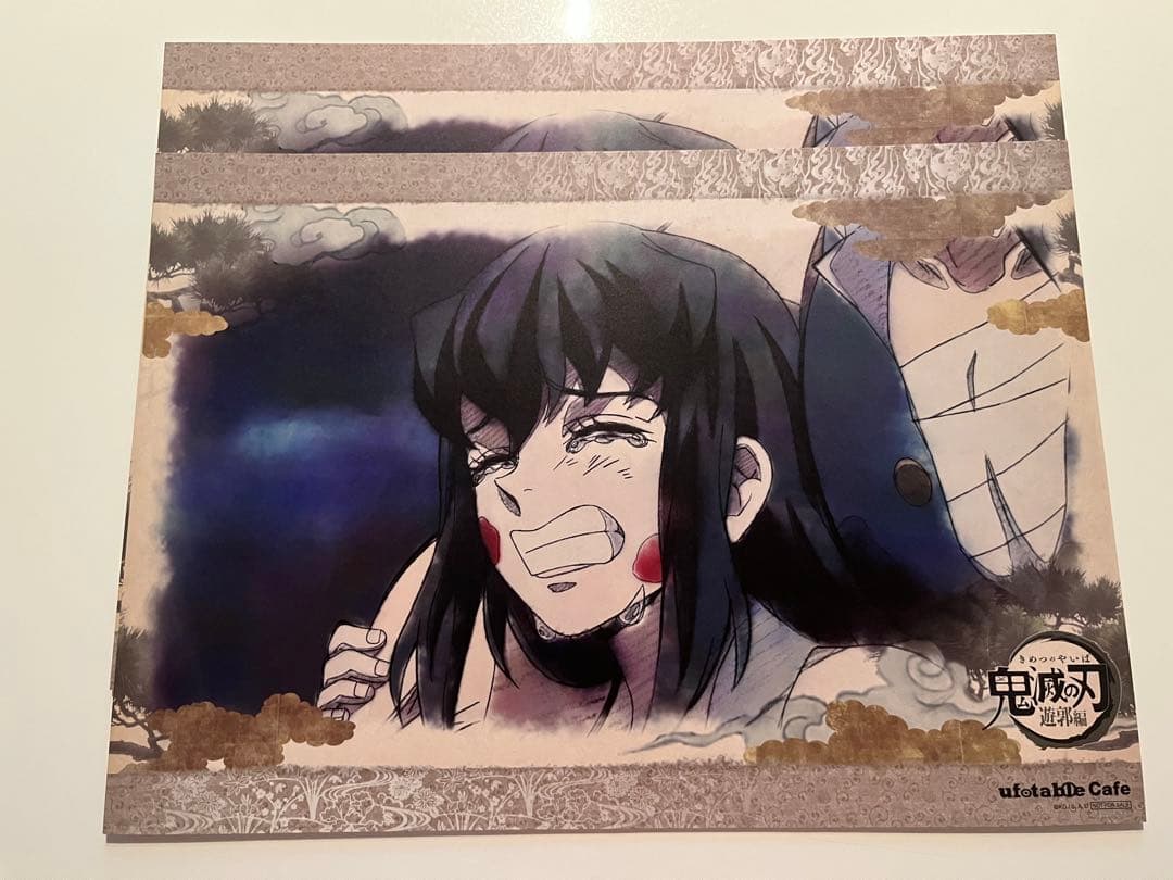 鬼滅の刃　カフェ　ダイニング　ランチョンマット　宇髄　天元　雛鶴　まきを　須磨