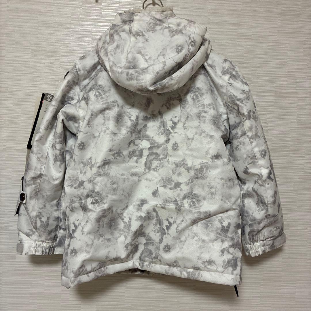 COSBY スキーウエア サイズ調整 上下セット 女の子 グレー 130cm