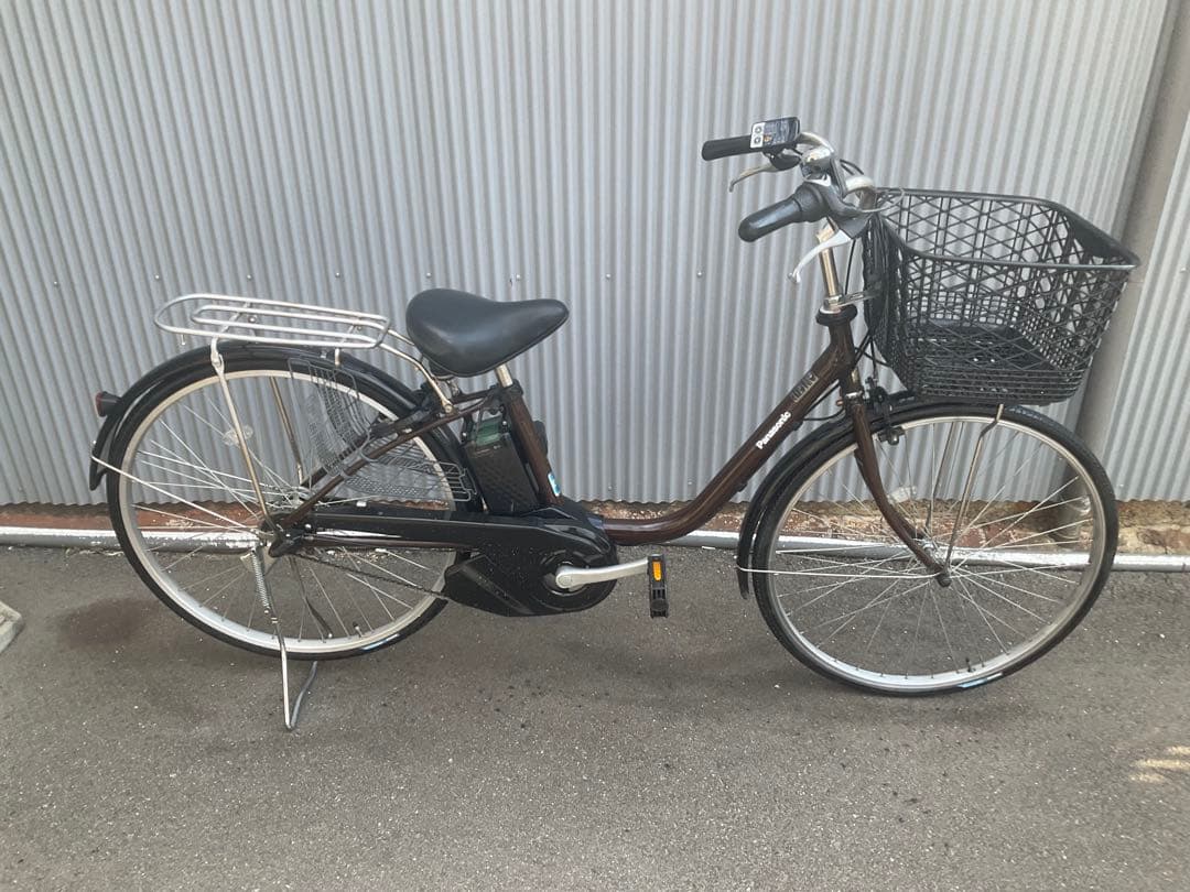 パナソニック最新機種電動アシスト自転車vivi26インチブラウンボディー