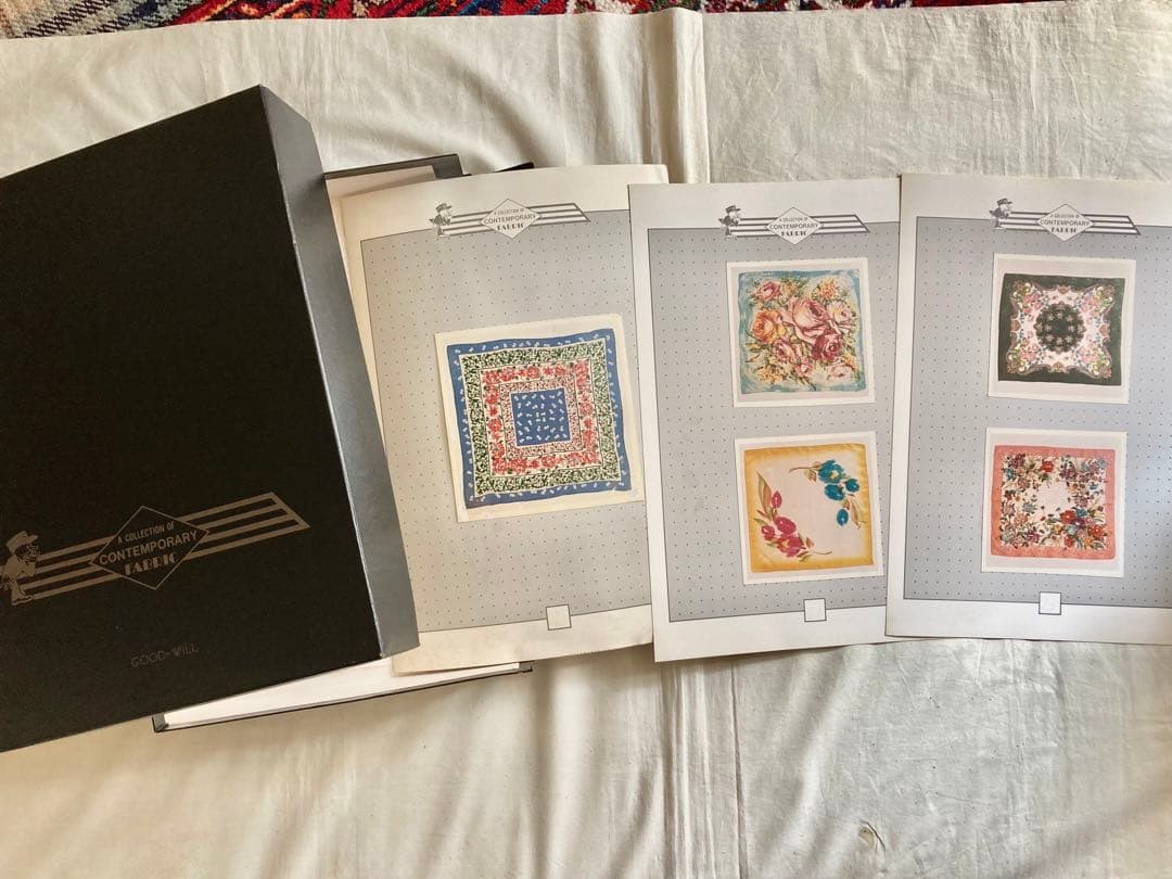 ビンテージスカ-フ写真集資料(7種類102カット77ぺ-ジ+2ペ-ジ)