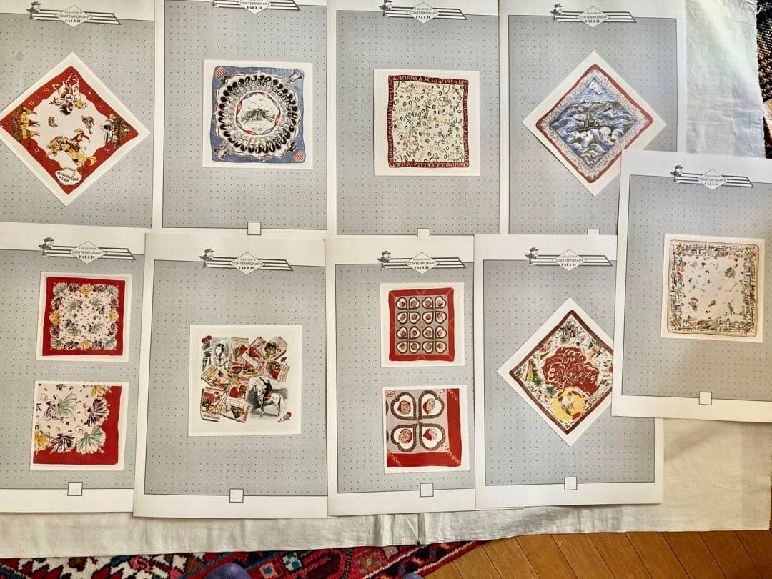 ビンテージスカ-フ写真集資料(7種類102カット77ぺ-ジ+2ペ-ジ)