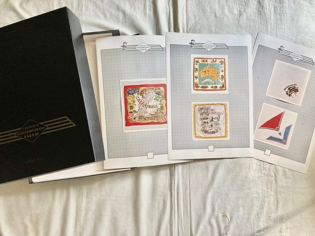 ビンテージスカ-フ写真集資料(7種類102カット77ぺ-ジ+2ペ-ジ)