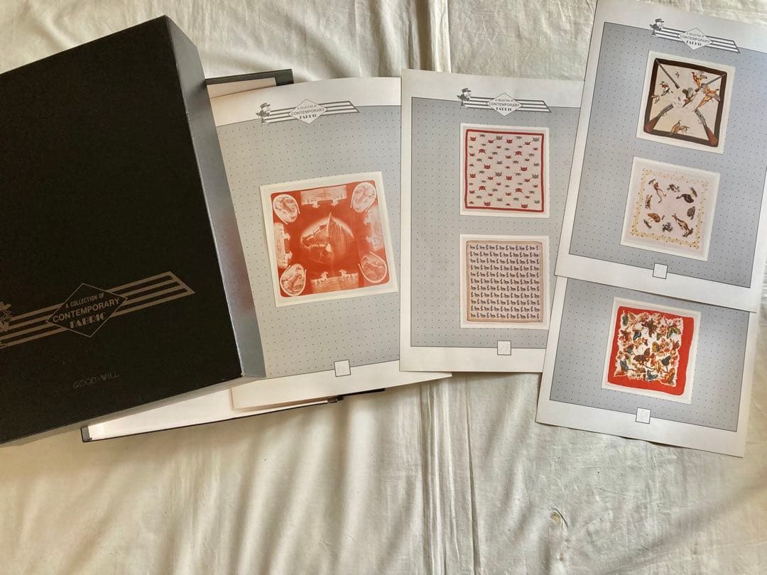 ビンテージスカ-フ写真集資料(7種類102カット77ぺ-ジ+2ペ-ジ)