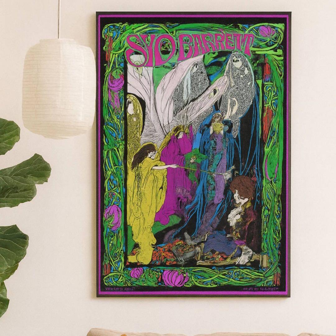 正規品PINK FLOYD Sid Barrett Concert Poster