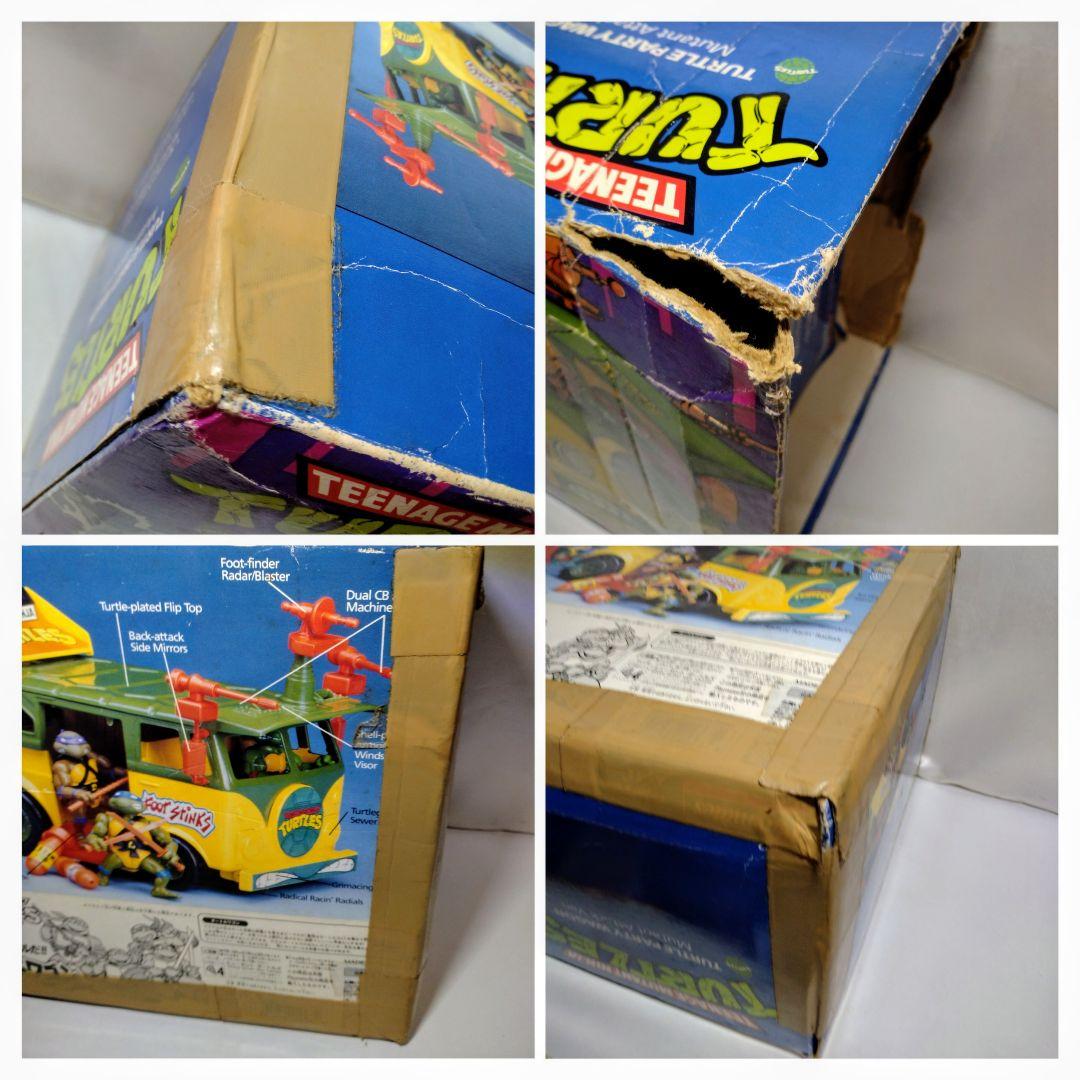 破損、欠品状態❌❌❌❌　ミュータントタートルズ　タートルワゴン・フィギュア