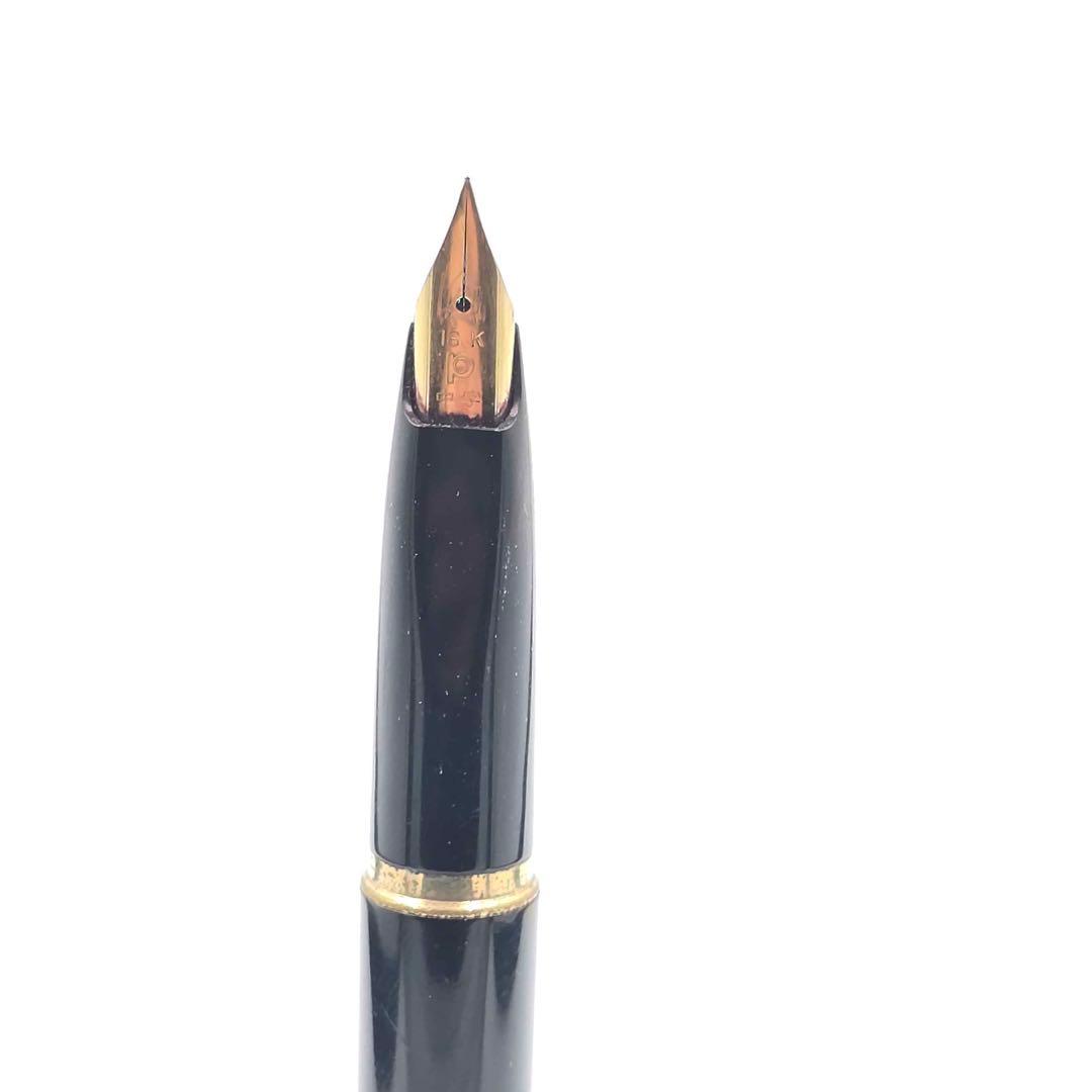 PLATINUM 18K 万年筆 ヴィンテージ レトロ 波クリップ 筆記未確認