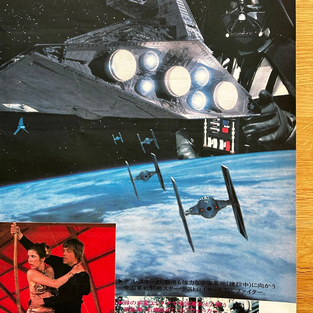 【貴重】レトロ映画ポスター　スター・ウォーズ　ジェダイの復讐　STAR WARS