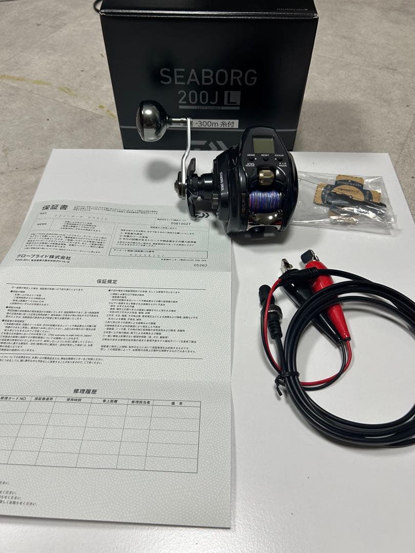 1*ん様 DAIWA 22シーボーグ200JL 釣行一回のみ1.6k 6h