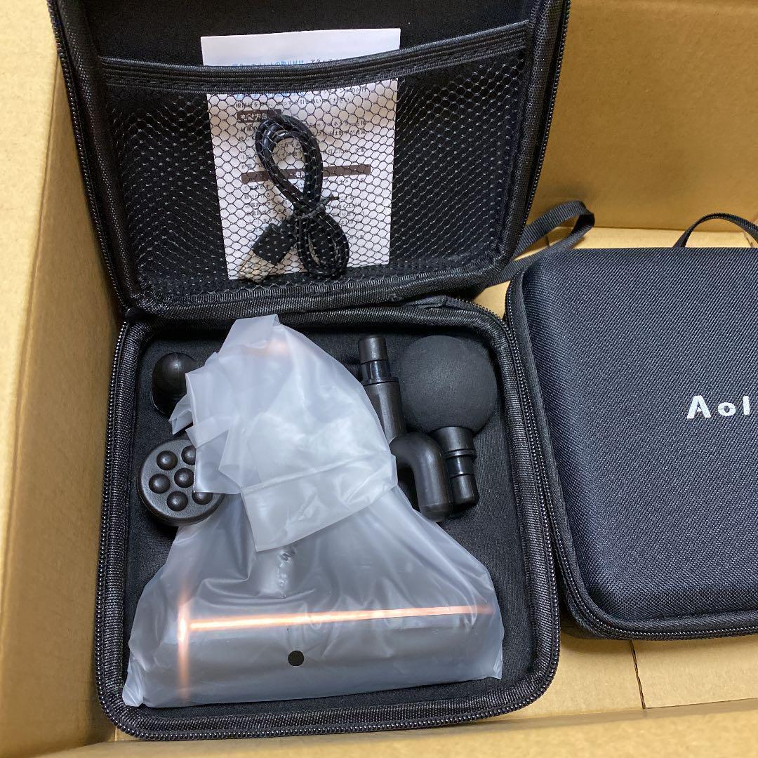 筋膜リリース 小型きんまくリリースガン 液晶タッチ操作 ブラック