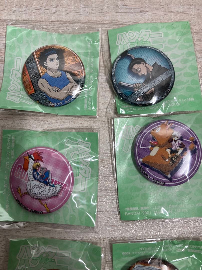 HUNTER×HUNTER ティンバッチ　旧アニメ　初代　クラピカ等　缶バッジ