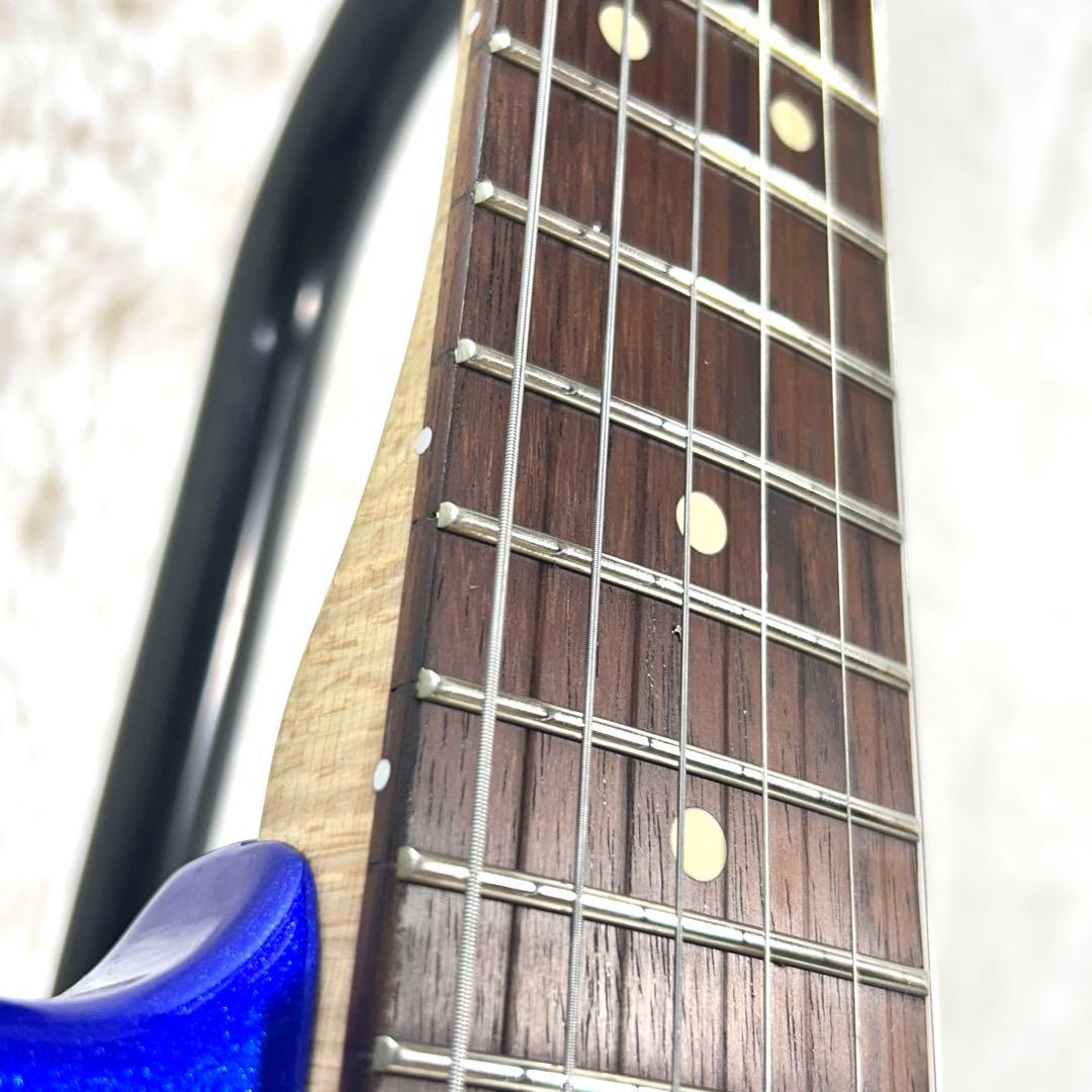 【美品激虎ネック】Squier Fender Mustang メタリックブルー