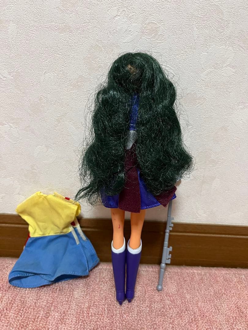 着せ替え付き　セーラームーン　セーラープルート　ドール　当時