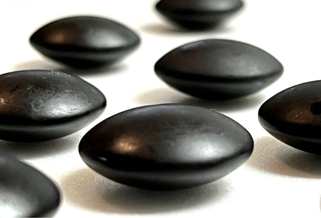 日向特製本蛤碁石　特製蛤白石・本那智黒石　実用34号　未使用品