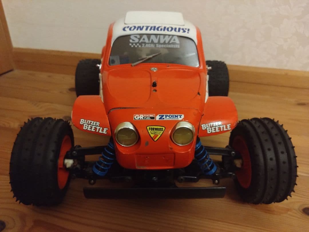 タミヤ　ブリッツァービートル　ラジコン　サーボ　モーター　オプション付