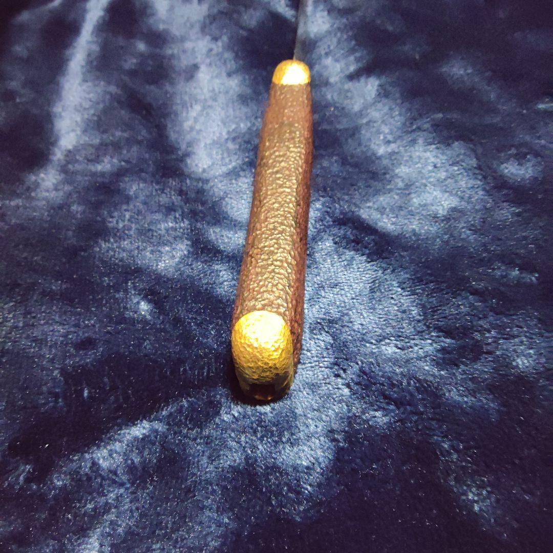 (1月10日までの限定お値下げ中)昭和初期頃　刀匠作　無銘　狩猟小刀　玉鋼