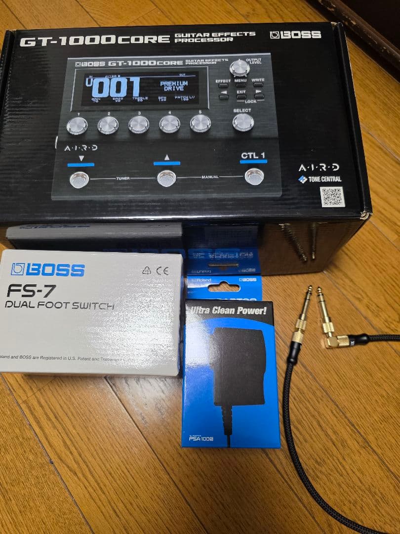 BOSS GT-1000CORE　FS-7　PSA100セット