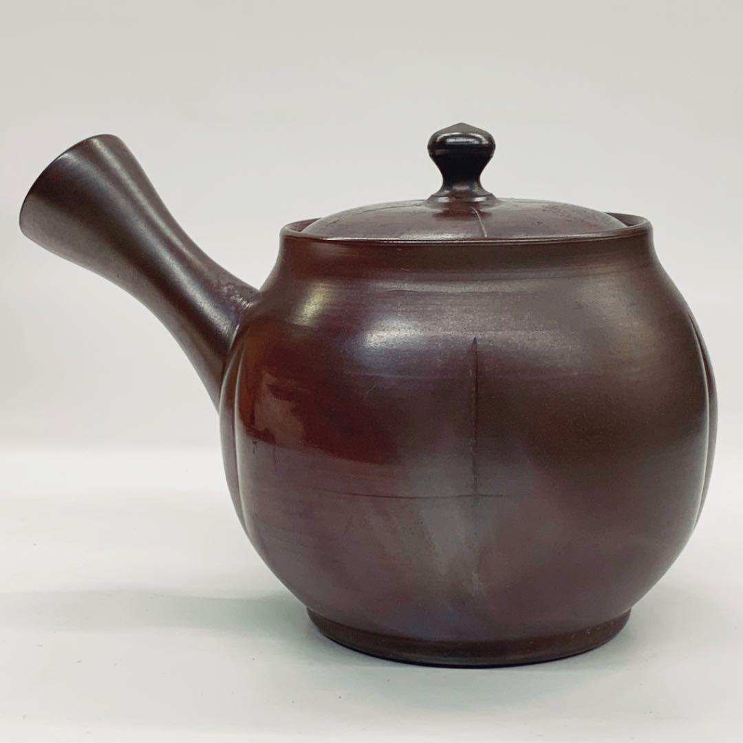 【茶注20    常滑焼】吉川秀樹（雪堂）共箱