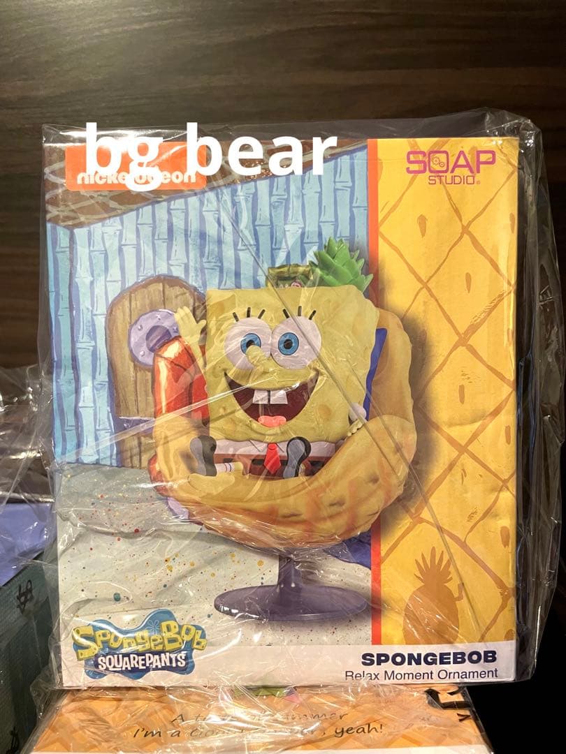 スポンジ・ボブ　スタチュー　リラックスタイム　フィギュア　置物