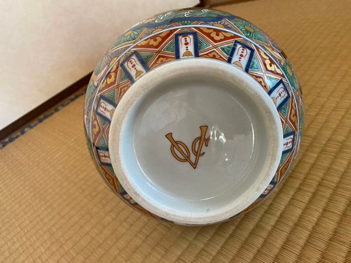 SALE！　伊万里焼　瓢瓶　オランダ古伊万里図