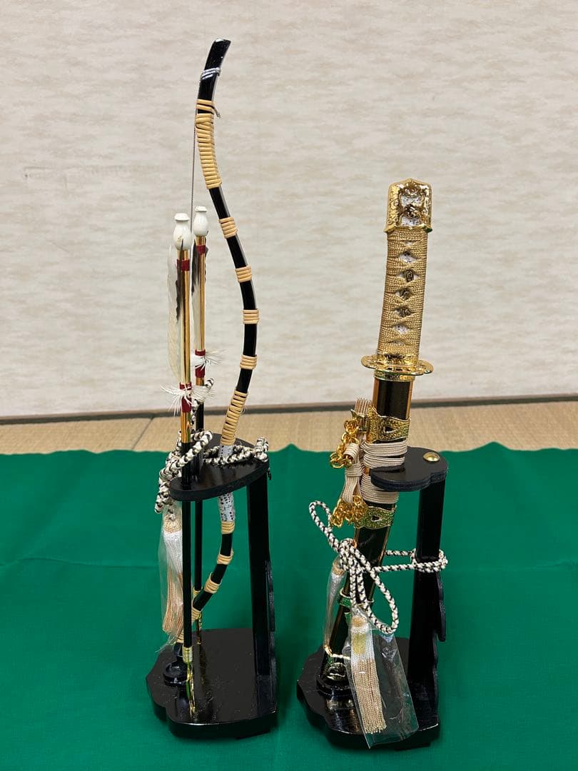 五月人形 8号 彫金 大翔 若草 松月作 特撰 古代鎖太刀 藤栄作 鎧 兜