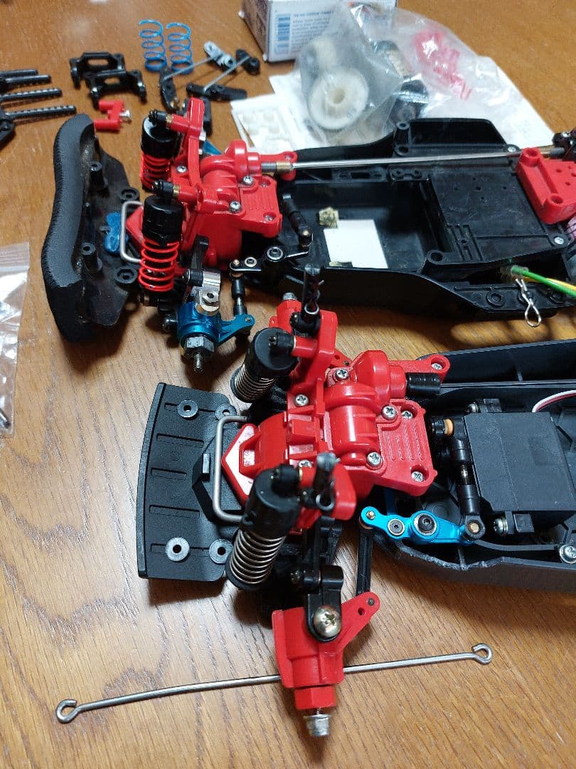 1/10ラジコン　TA-01 TA-02シャーシ2台 オプションパーツ多数