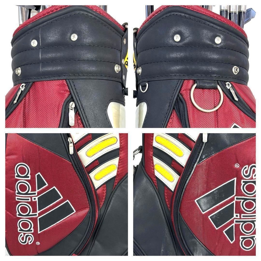 本格派 メンズゴルフクラブ 12本 フルセット ゴルフセット adidas